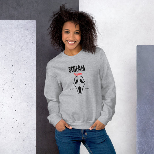 Scream Team Scream Movie Established 1999 Halloween Crewneck Sweatshirt
