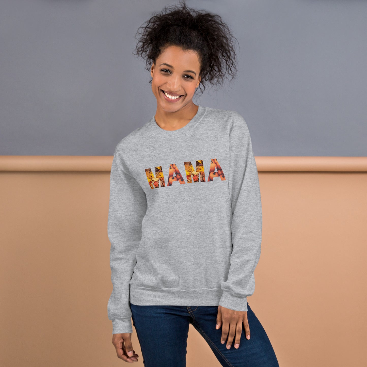 Mama Leaves and Pumpkins Sweatshirt