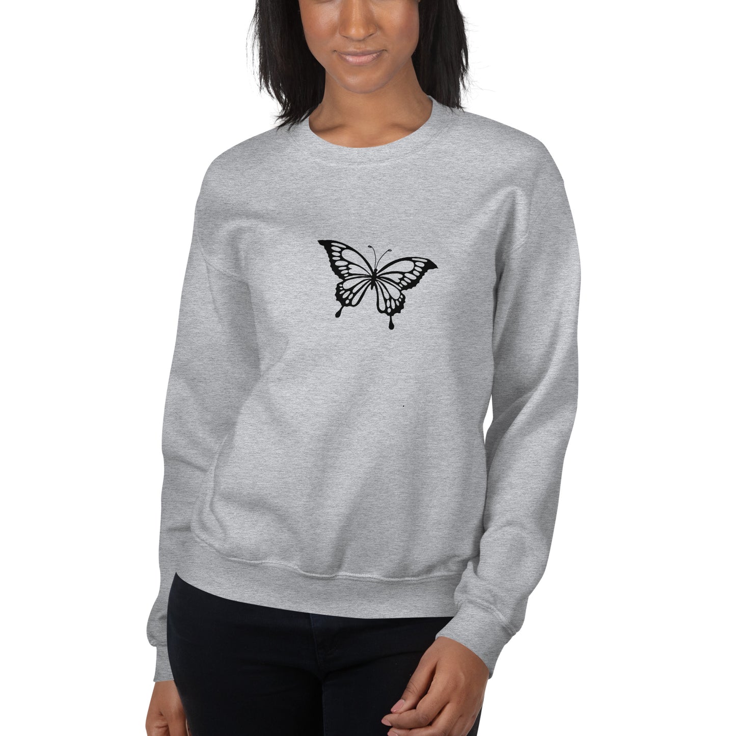 Simple Butterfly CrewneckUnisex Sweatshirt