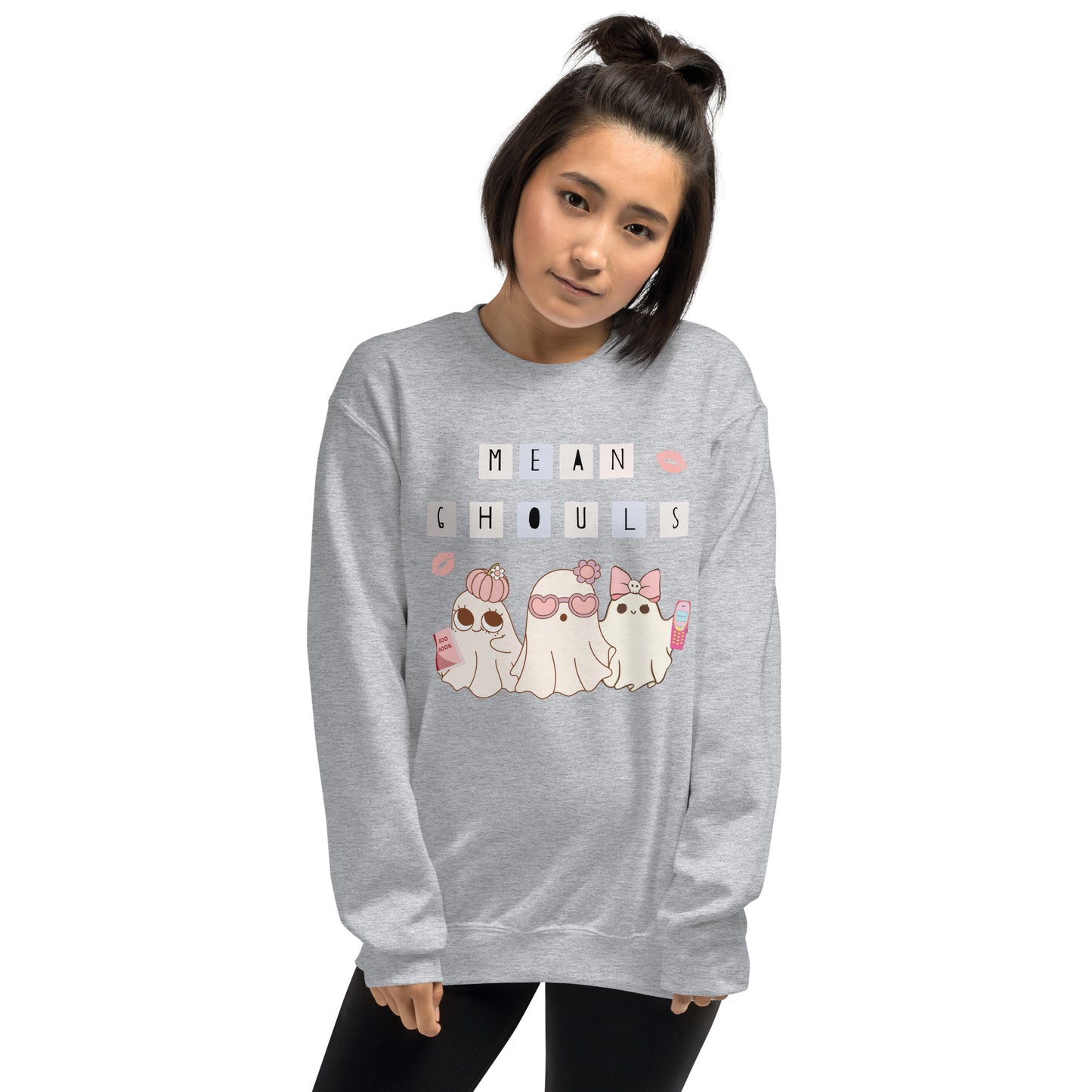Mean Ghouls "Mean Girls" Ghost Halloween Crewneck Unisex Sweatshirt