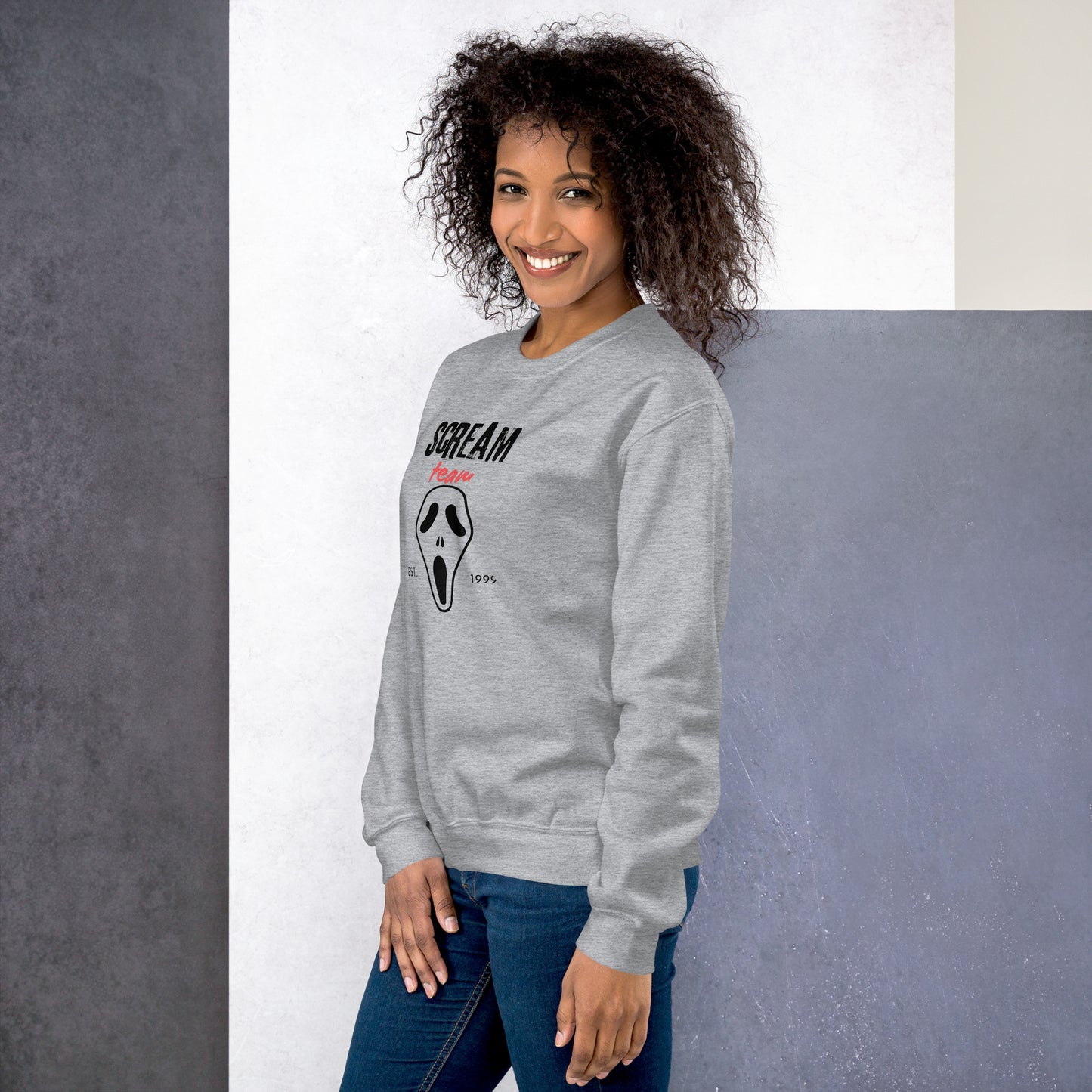 Scream Team Scream Movie Established 1999 Halloween Crewneck Sweatshirt