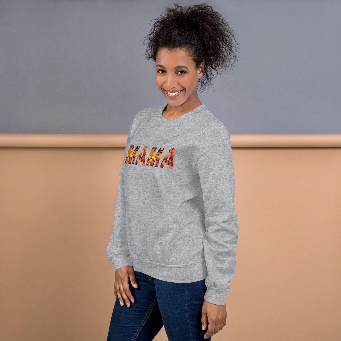 Mama Leaves and Pumpkins Sweatshirt