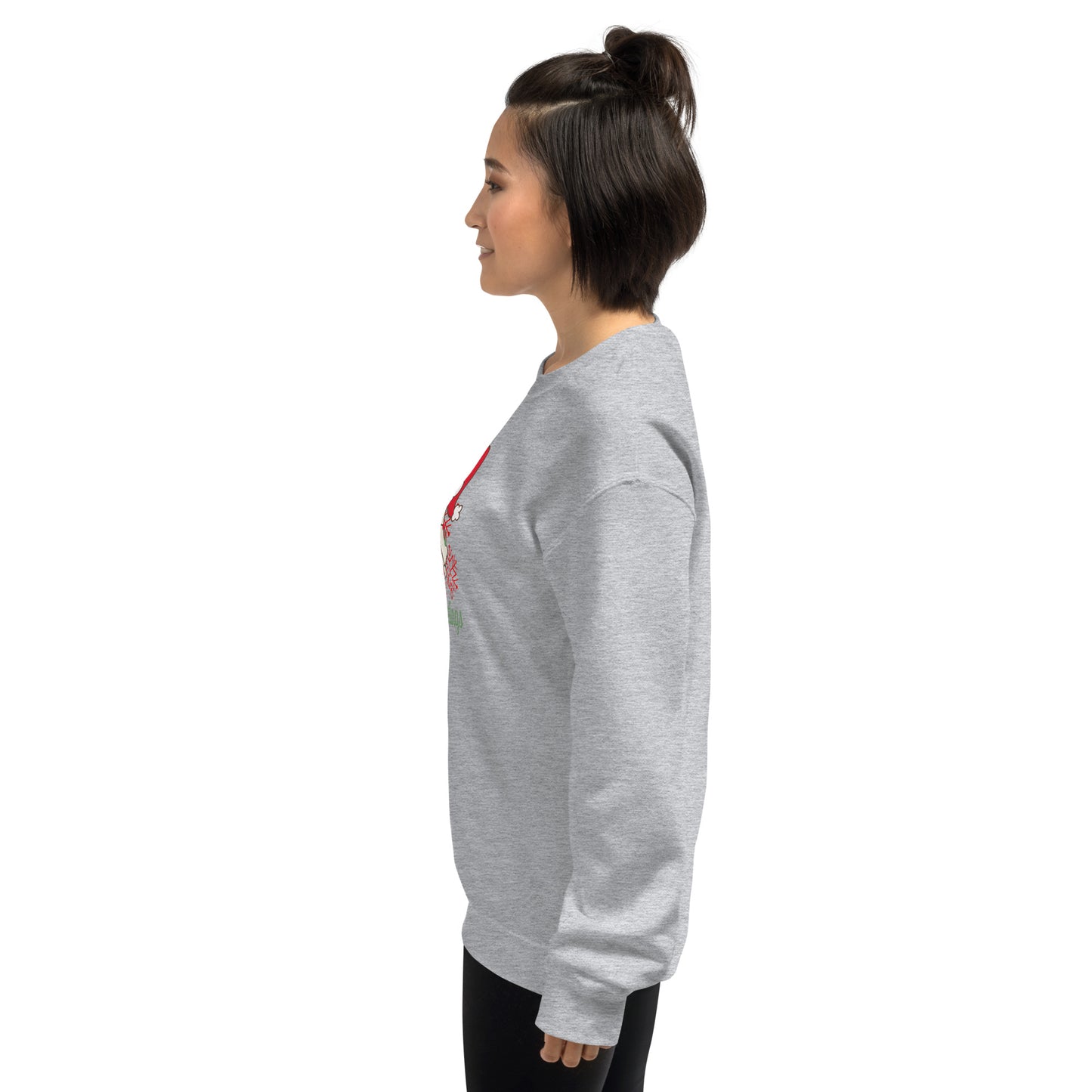 Ghoultide Greetings Cute Christmas Ghost Holiday Crewneck Unisex Sweatshirt