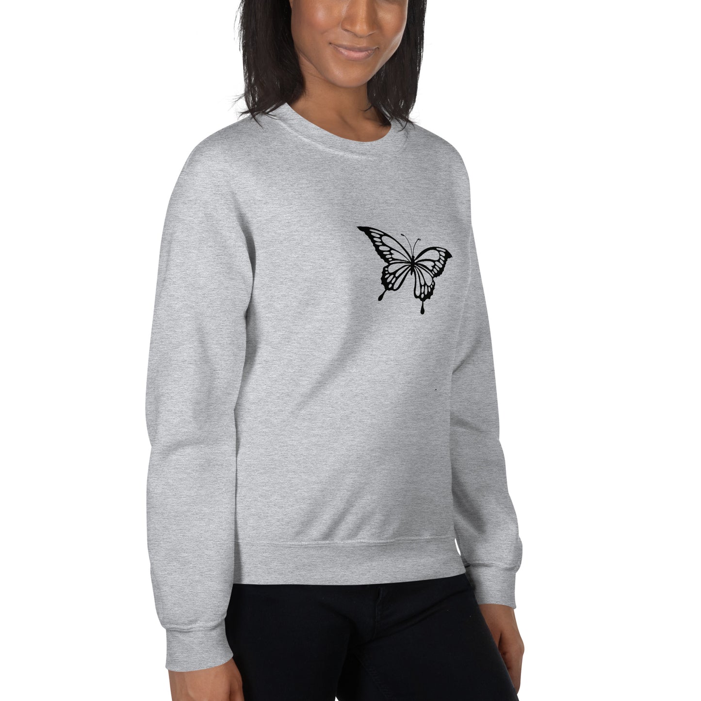 Simple Butterfly CrewneckUnisex Sweatshirt