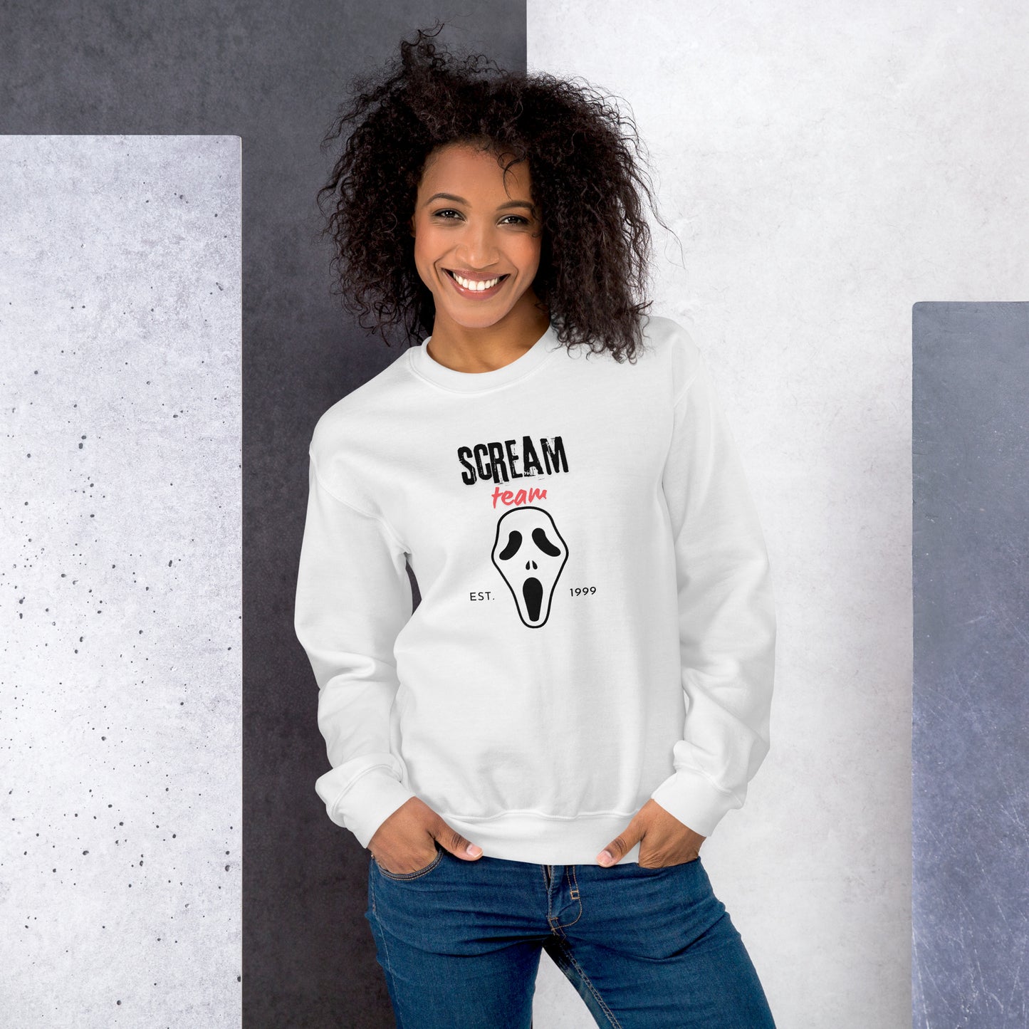 Scream Team Scream Movie Established 1999 Halloween Crewneck Sweatshirt