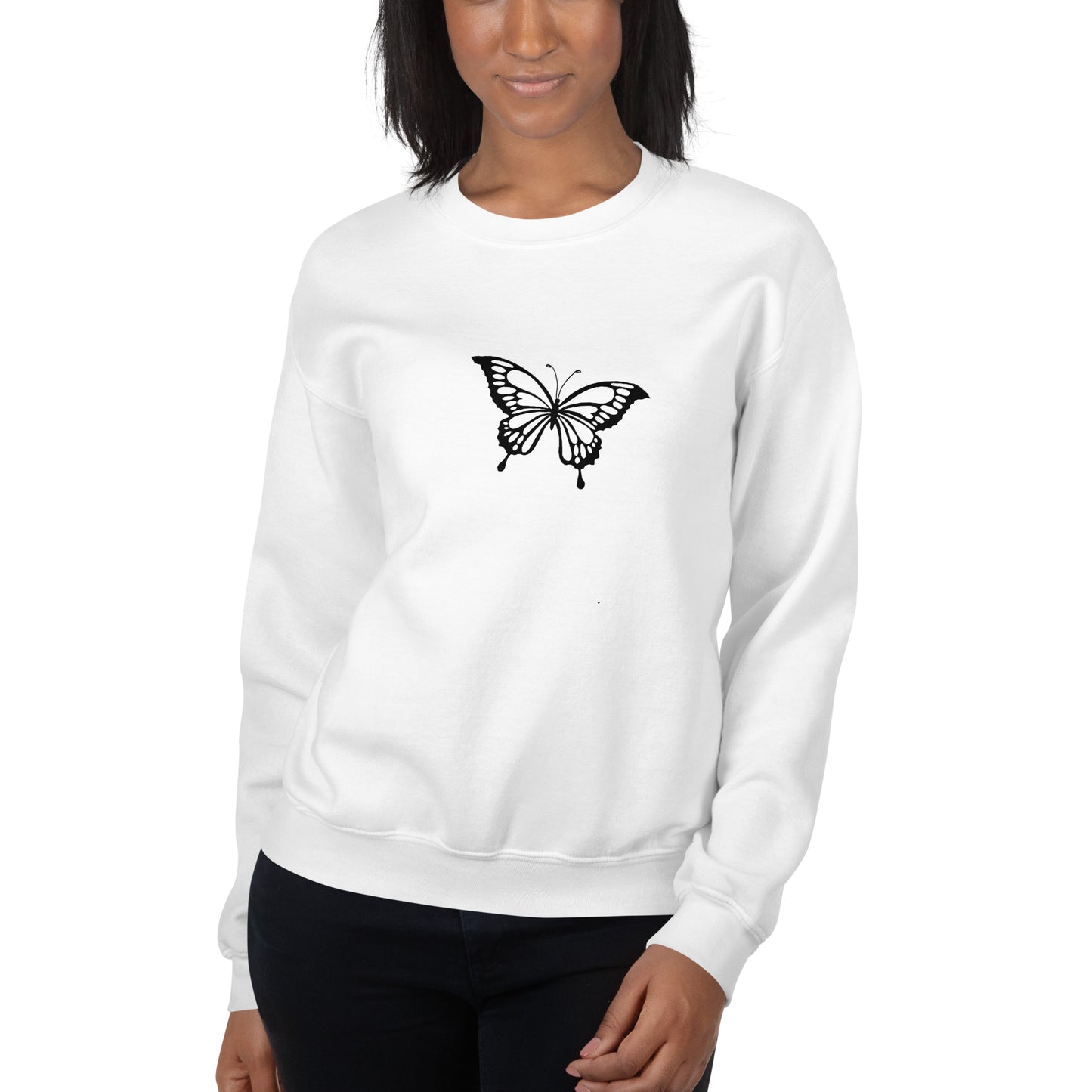 Simple Butterfly CrewneckUnisex Sweatshirt