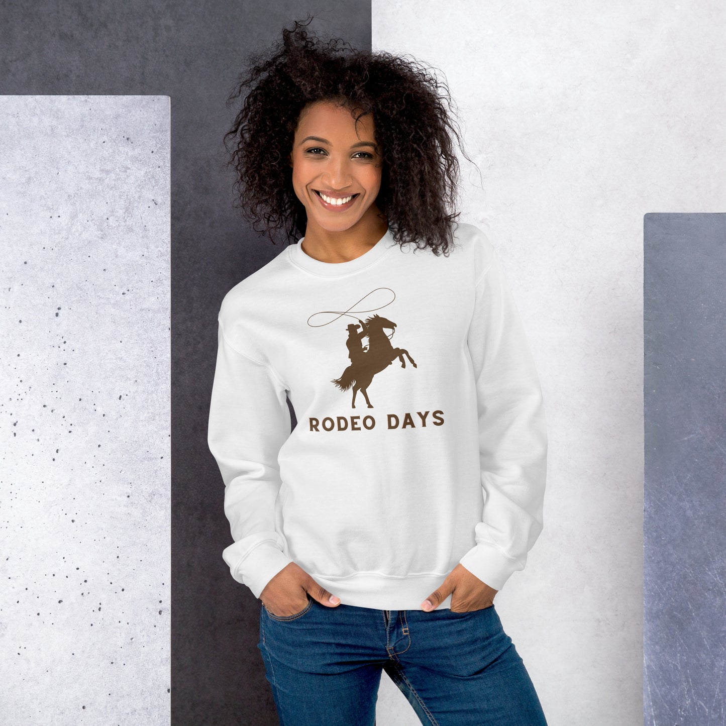 Rodeo Days Cowboy Unisex Sweatshirt