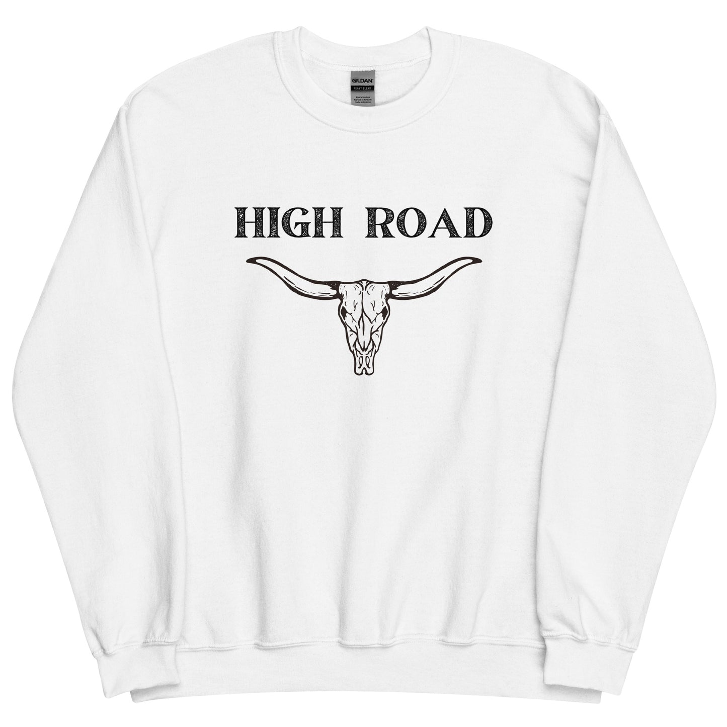 High Road Bull Horns and Skull Unisex Sweatshirt