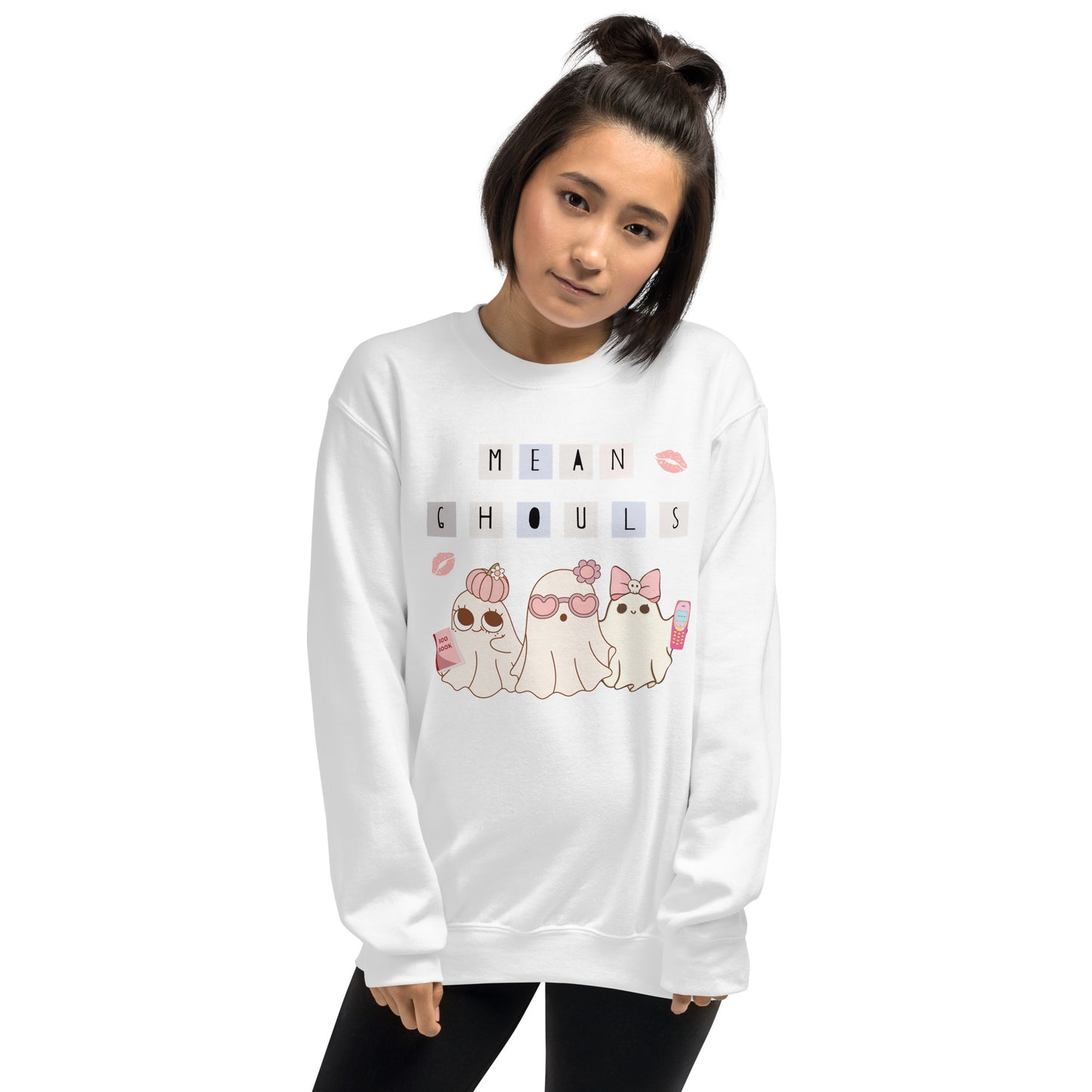 Mean Ghouls "Mean Girls" Ghost Halloween Crewneck Unisex Sweatshirt