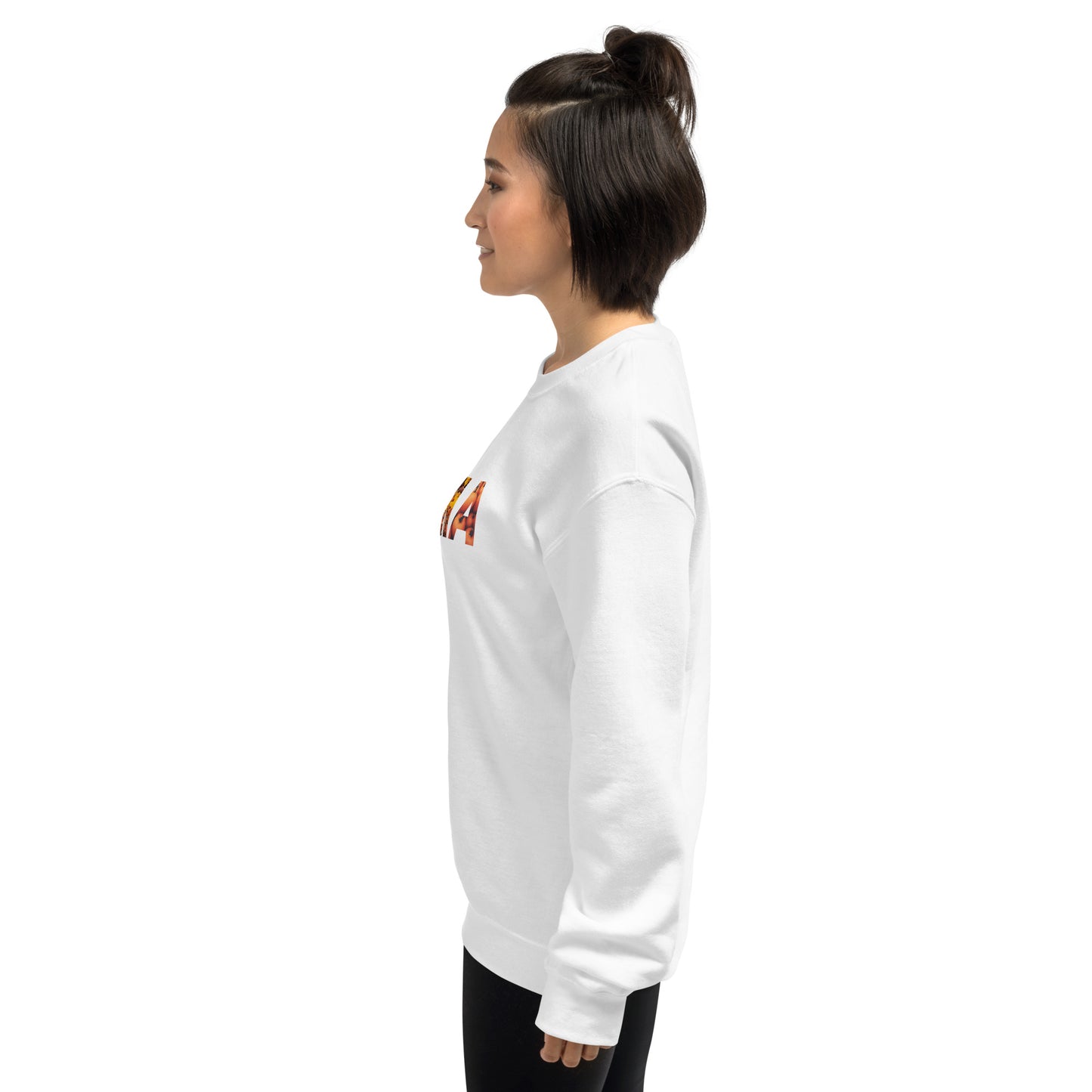Mama Leaves Design Crewneck Fall Halloween Unisex Sweatshirt