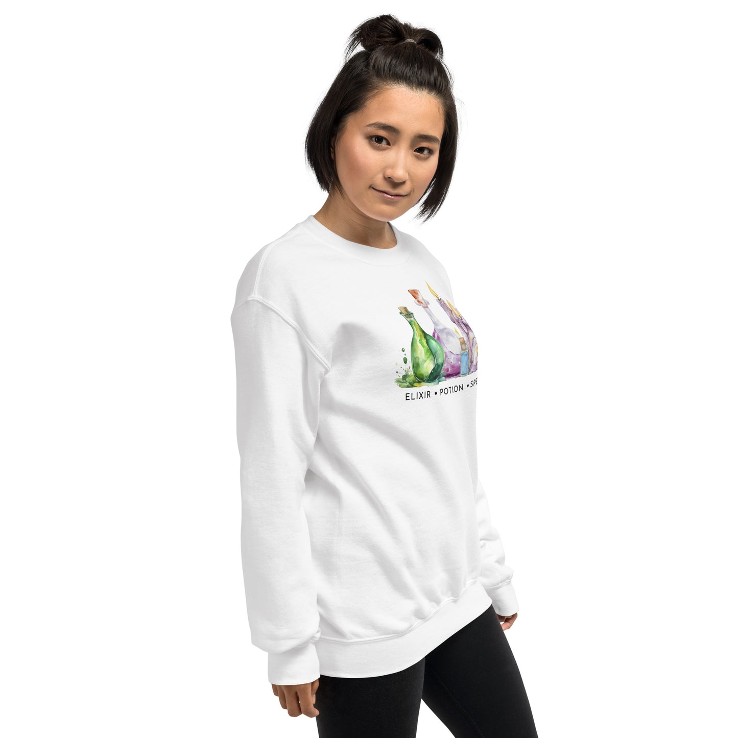 Potion, Elixirs and Spells Halloween Fall Crewneck Unisex Sweatshirt