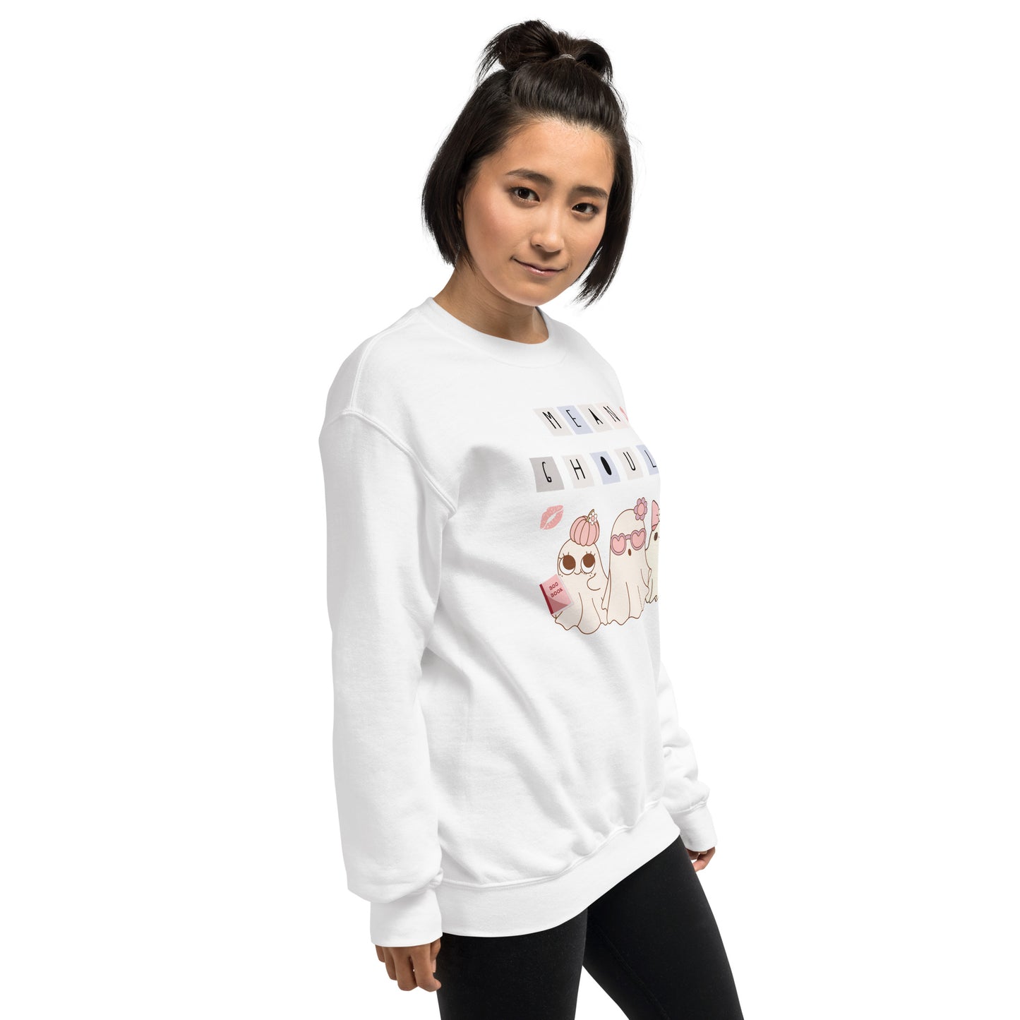 Mean Ghouls "Mean Girls" Ghost Halloween Crewneck Unisex Sweatshirt