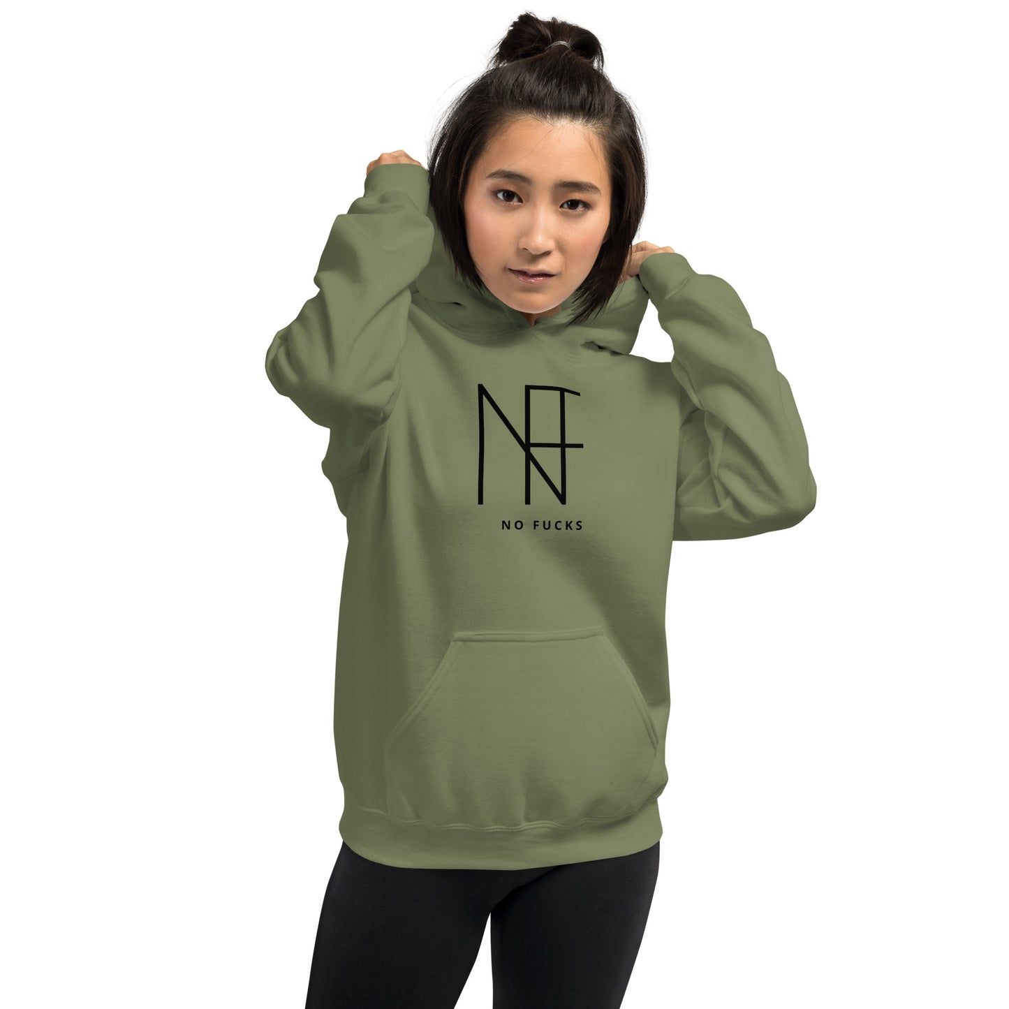 No F*cks Word Mashup Unisex Hoodie