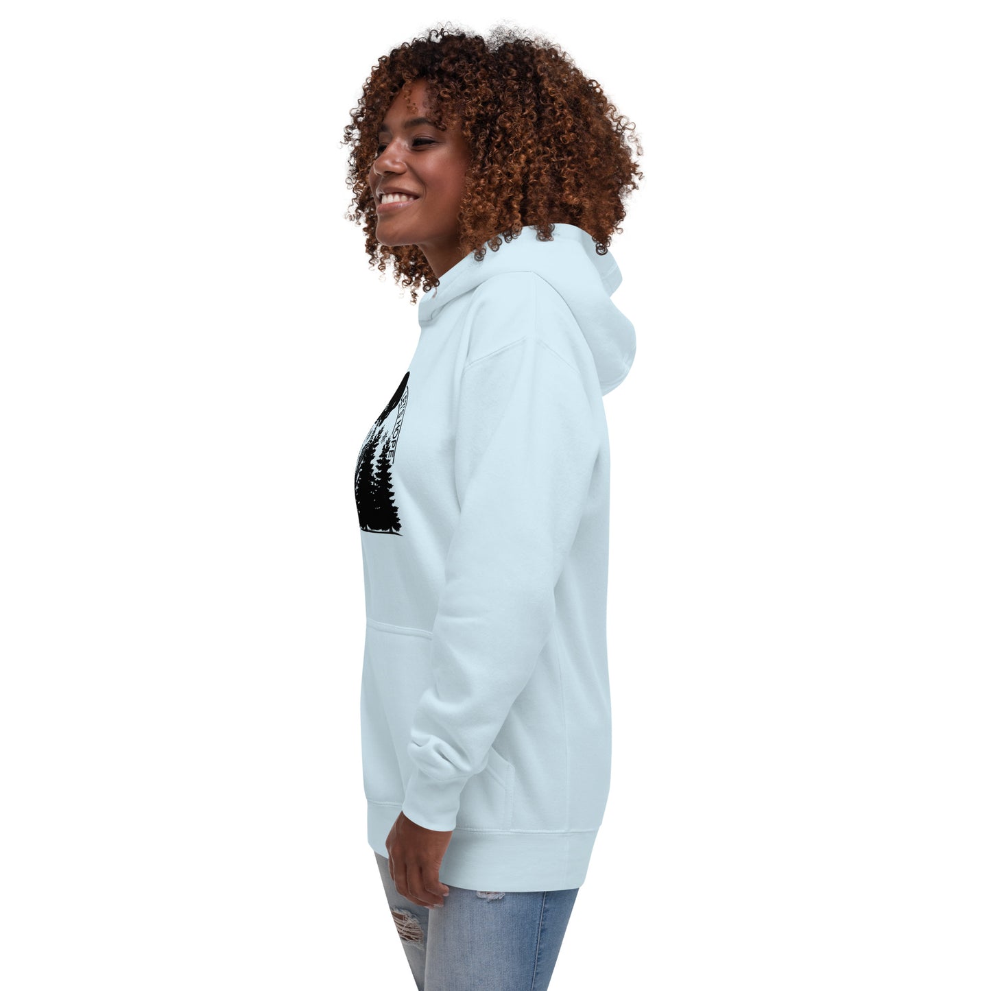 Lets Hope Spruce Tree Skeleton Praying Sarcastic Winter Christmas Unisex Hoodie